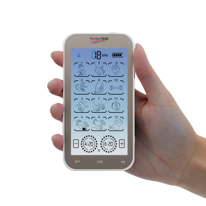 Therapy TENS Unit 4 Touch Screen Powerful Electronic Pulse Muscle Stimulator